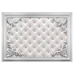 Fotobehang Quilted Leather premium vlies - beige - 150 x 105 cm