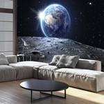 Fotomurale View of the Blue Planet Tessuto non tessuto premium - Nero / Blu - 350 x 245 cm