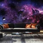 Fototapete Purple Nebula Premium Vlies - Lila - 350 x 245 cm