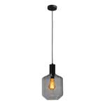 Hanglamp Porto II transparant glas/staal - 1 lichtbron