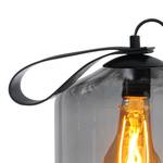 Lampe Porto V Verre transparent / Acier - 1 ampoule