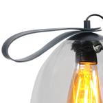 Lampe Porto I Verre transparent / Acier - 1 ampoule