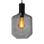 Hanglamp Porto VIII transparant glas/staal - 3 lichtbronnen