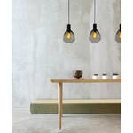 Hanglamp Porto X transparant glas/staal - 3 lichtbronnen