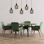 Hanglamp Porto XX transparant glas/staal - 5 lichtbronnen