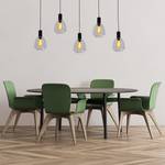 Hanglamp Porto XXI transparant glas/staal - 5 lichtbronnen