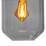 Suspension Porto XXVI Verre transparent / Acier - 3 ampoules