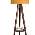 Staande lamp Tripod I textielmix/deels massief hout - 1 lichtbron