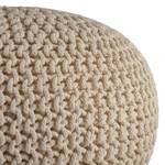 Pouf Hawar Cotone, poliestere - Beige