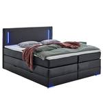 Boxspringbett Flashlight II Schwarz - 160 x 200cm - Mit Stauraum