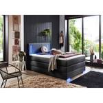 Boxspringbett Flashlight II Schwarz - 140 x 200cm - Mit Stauraum