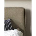 Gestoffeerd bed Homely Microvezel Alana: Beige - 180 x 200cm