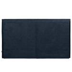 Gestoffeerd bed Homely Platweefsel Nona: Donkerblauw - 140 x 200cm