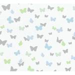 Papier peint en intissé Vermay Blanc - 0,53 m x 10,05 m - Blanc / Vert