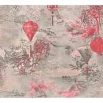 Papier peint en intissé Lampions Rose - 0,53 m x 10,05 m - Rose