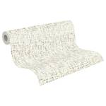 Papier peint en intissé Medhoo Blanc - 0,53 m x 10,05 m - Blanc / Marron