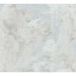 Papier peint en intissé Nuage crème Bleu - 0,53 m x 10,05 m - Bleu / Blanc