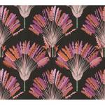 Vliesbehang Broome meerdere kleuren - 0,53m x 10,05m - Zwart/roze