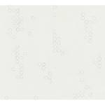 Papier peint en intissé Cercles Blanc - 0,53 m x 10,05 m - Blanc crème