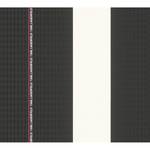 Vliesbehang Ribbon zwart - 0,53m x 10,05m - Zwart/grijs