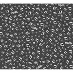 Vliesbehang Chenega zwart - 0,53m x 10,05m - Zwart