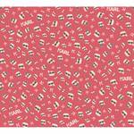 Papier peint en intissé Chenega Rouge - 0,53 m x 10,05 m - Rouge