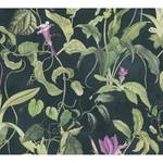 Papier peint en intissé Fantastic Flora Noir - 0,53 m x 10,05 m - Noir