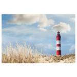 Vliesbehang Vuurtoren Duinen II vliespapier - blauw - 432 x 290 cm