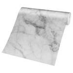 Papier peint intissé Marbre blanc Papier peint - Blanc - 432 x 290 cm