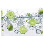 Papier peint intissé Citrons frais Papier peint - Blanc - 432 x 290 cm
