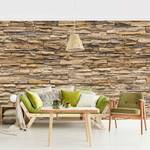 Vliesbehang Andalusia Stonewall vliespapier - bruin - 384 x 255 cm