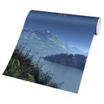 Vliesbehang Winter Fairytale vliespapier - blauw - 384 x 255 cm