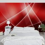 Vliesbehang Red Turbulency vliespapier - rood - 384 x 255 cm