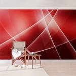 Vliesbehang Red Turbulency vliespapier - rood - 384 x 255 cm