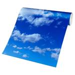 Vliesbehang Bewolkte hemel vliespapier - blauw - 384 x 255 cm