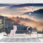 Vliesbehang Mist bij Zonsondergang vliespapier - beige - 384 x 255 cm