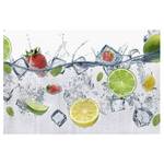 Vliesbehang Fruit Cocktail vliespapier - wit - 432 x 290 cm