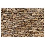 Vliesbehang Amerikaanse Stenen Muur vliespapier - bruin - 384 x 255 cm