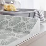 Keilwickelauflage Seashell Shape Weiß - Kunststoff - 50 x 10 x 70 cm