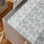 Keilwickelauflage Seashell Shape Weiß - Kunststoff - 50 x 10 x 70 cm
