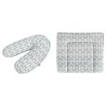 Still-Set Seashell Shape I (2-teilig) Weiß - Kunststoff - Textil