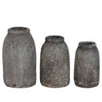 Vase Velas Terracotta (3-tlg.) Antique Light Grey - Terracotta