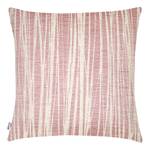 Housse de coussin Niklas Tissu mélangé - Rose - 48 x 48 cm