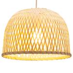 Hanglamp Woody Pearl bamboe/aluminium - 1 lichtbronnen