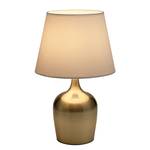 Lampe Golden Glamour Tissu mélangé / Aluminium - 1 ampoule