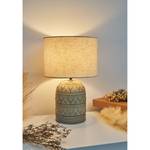 Lampe Tender Pearl Tissu mélangé / Céramique - 1 ampoule