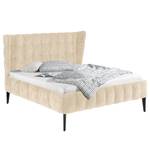 Gestoffeerd bed Capri Dream Microvezel Alana: Crèmekleurig - 140 x 200cm