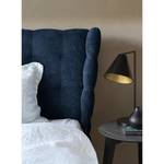 Gestoffeerd bed Capri Dream Microvezel Alana: Donkerblauw - 180 x 200cm
