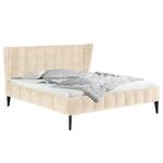 Gestoffeerd bed Capri Dream Microvezel Alana: Crèmekleurig - 200 x 200cm