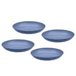 Ontbijtbord Club Plate (set van 4) thermoplastisch kunststof - Blauw